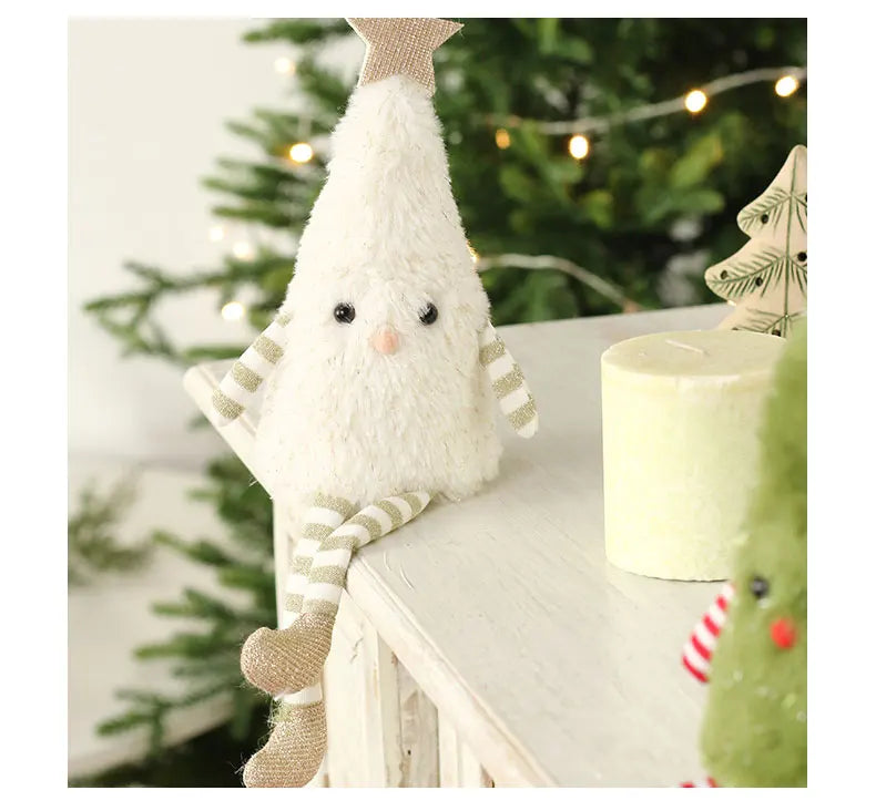 Christmas Decoration mini Christmas Tree Doll Christmas Gift Hotel Mall Window Decoration Christmas Plush Ornaments for XMAS