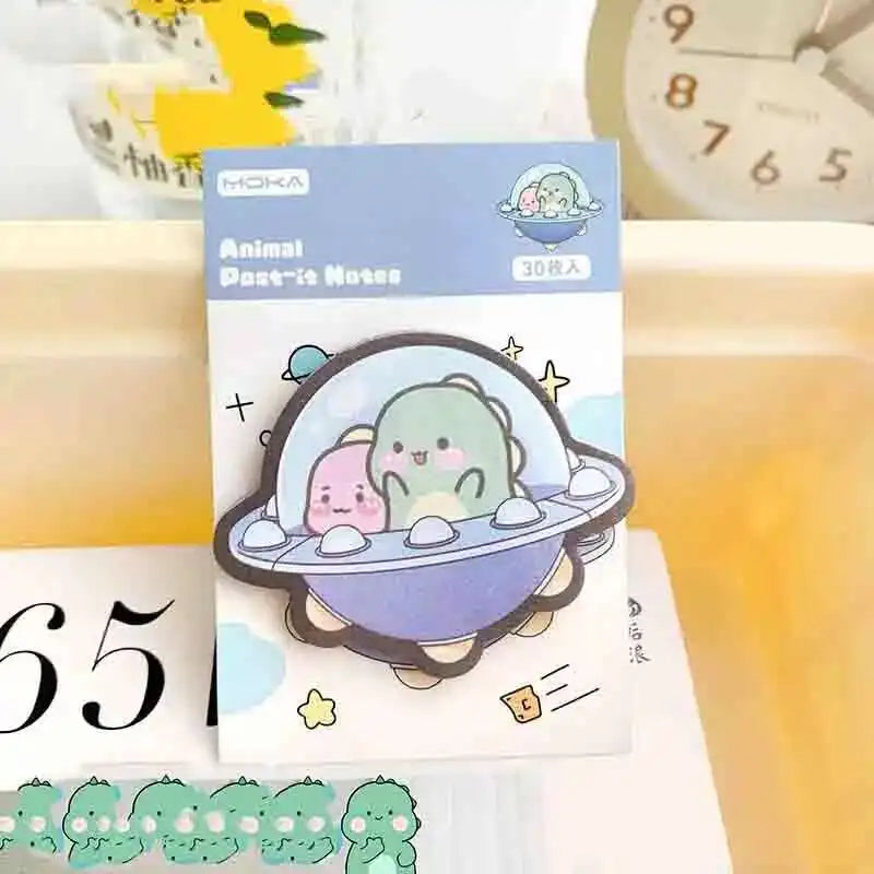 1 Pieces Lytwtw's Sticker Cute Kawaii Animal Sticky Notes Notepad Memo Pads Office School Supplies Stationery