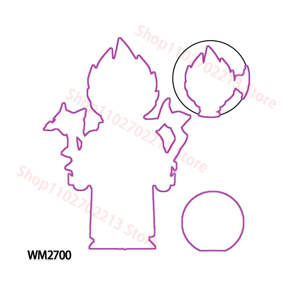 Anime Building Blocks Set WM6183 Educational Toys for Kids, Christmas Gift Bricks Collection Cool Model for Boys WM6220 WM6221