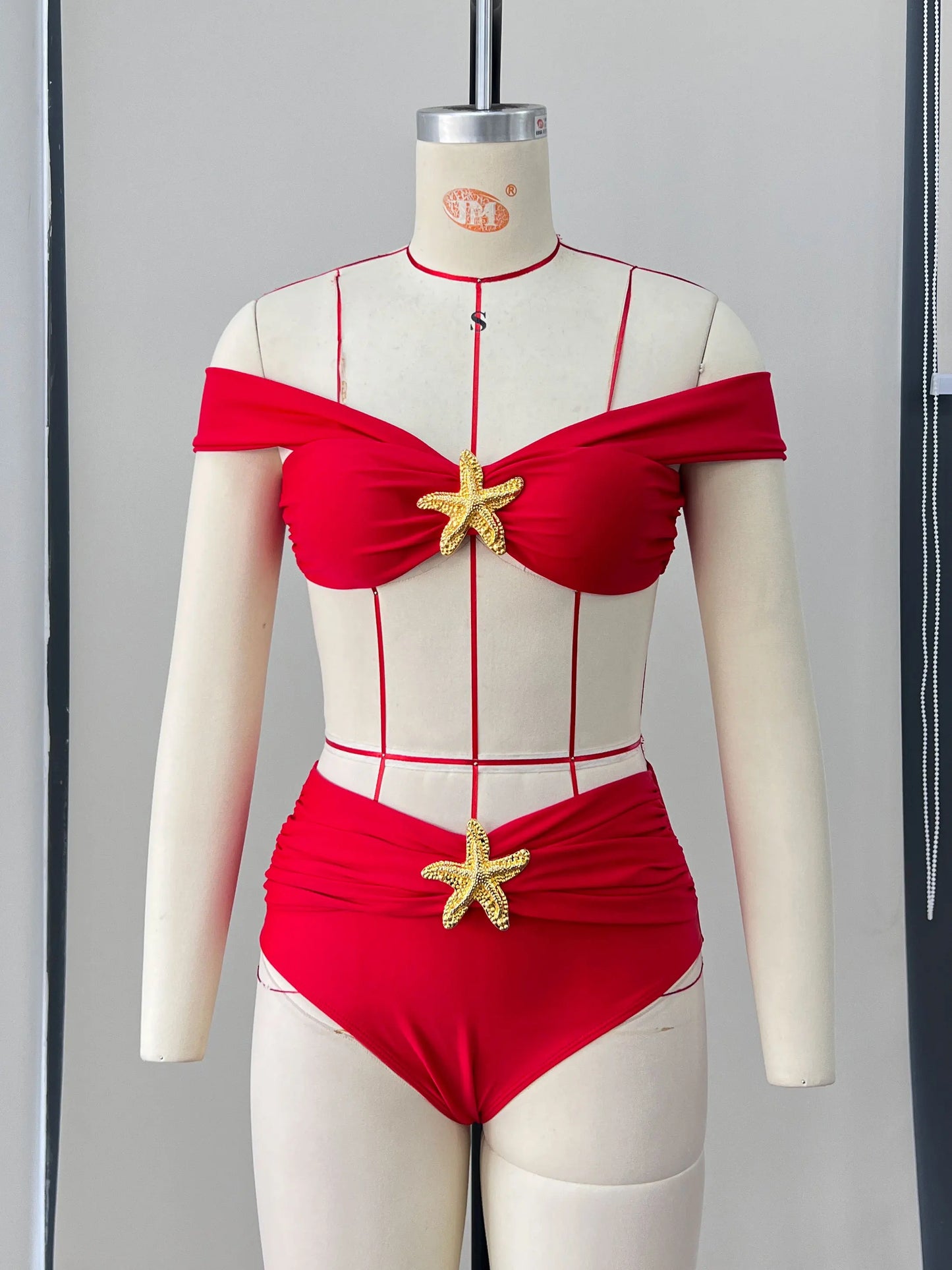 2024 New Sexy Bikini Set Printed Diamond Brazilian Biquini Women Swimwear Skirt Bathing Suit Girls Summer Beachwear Dress