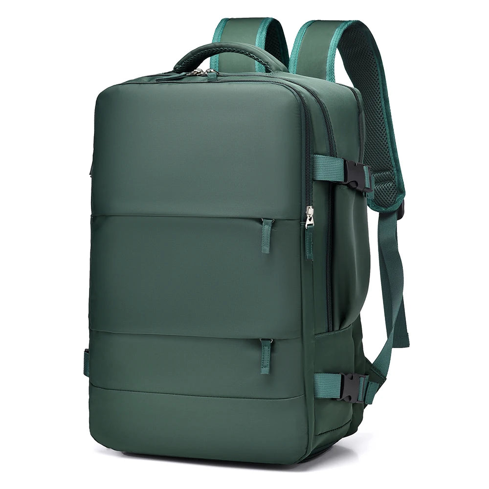 Large Capacity Men's And Women's Travel Shoulder Bag, Unisex Style Business Backpack, Independent Shoe Compartment, Travel