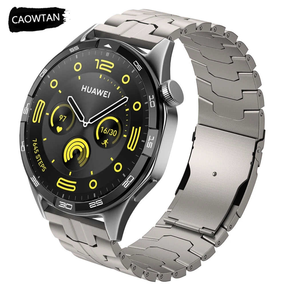 22mm Titanium Strap for Huawei Watch GT5 GT4 46mm Watch 4/4 Pro Band for Amazfit Balance Active 2 Luxury 20mm Watchband Bracelet