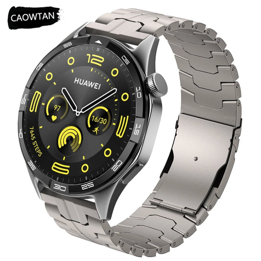 22mm Titanium Strap for Huawei Watch GT5 GT4 46mm Watch 4/4 Pro Band for Amazfit Balance Active 2 Luxury 20mm Watchband Bracelet