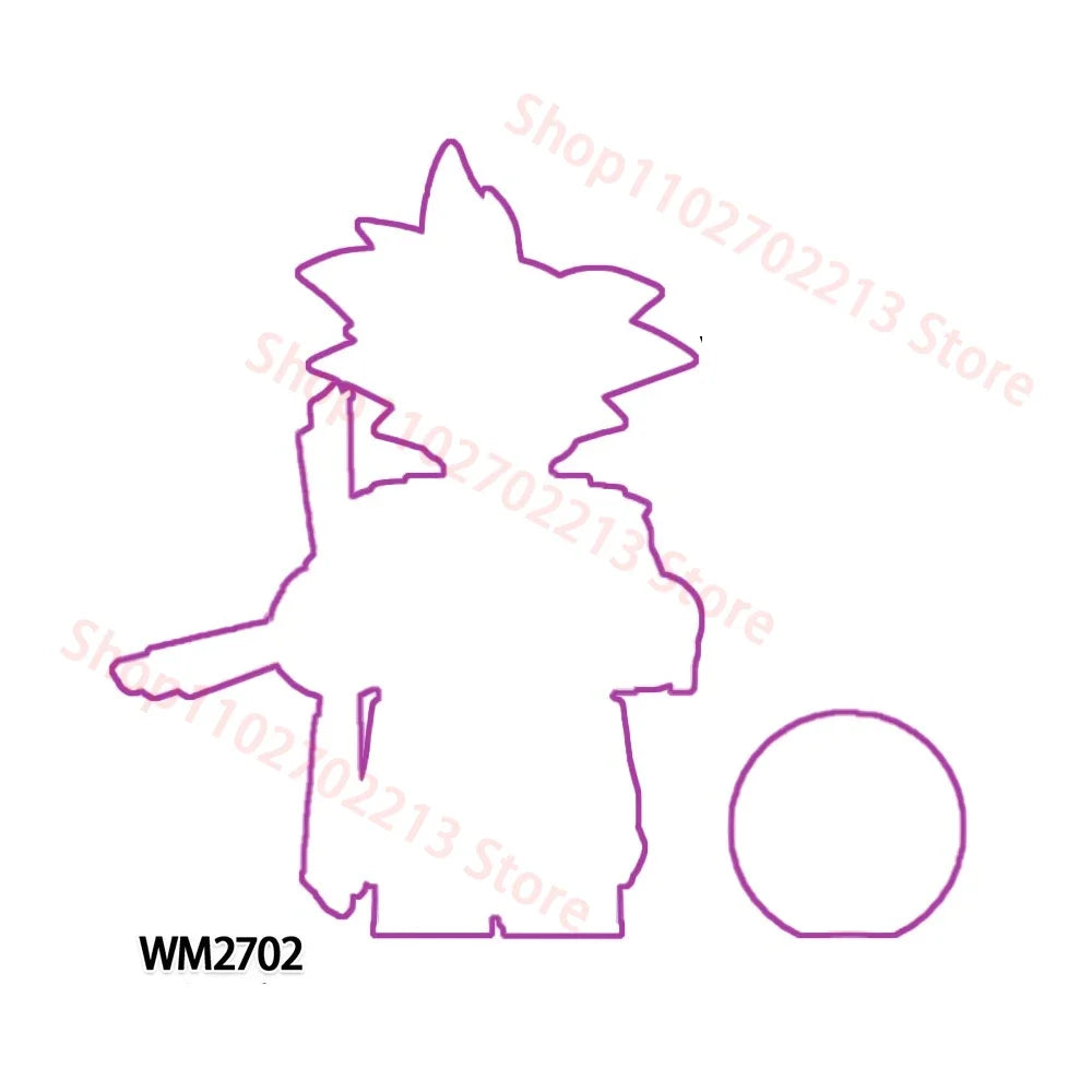 Anime Building Blocks Set WM6183 Educational Toys for Kids, Christmas Gift Bricks Collection Cool Model for Boys WM6220 WM6221