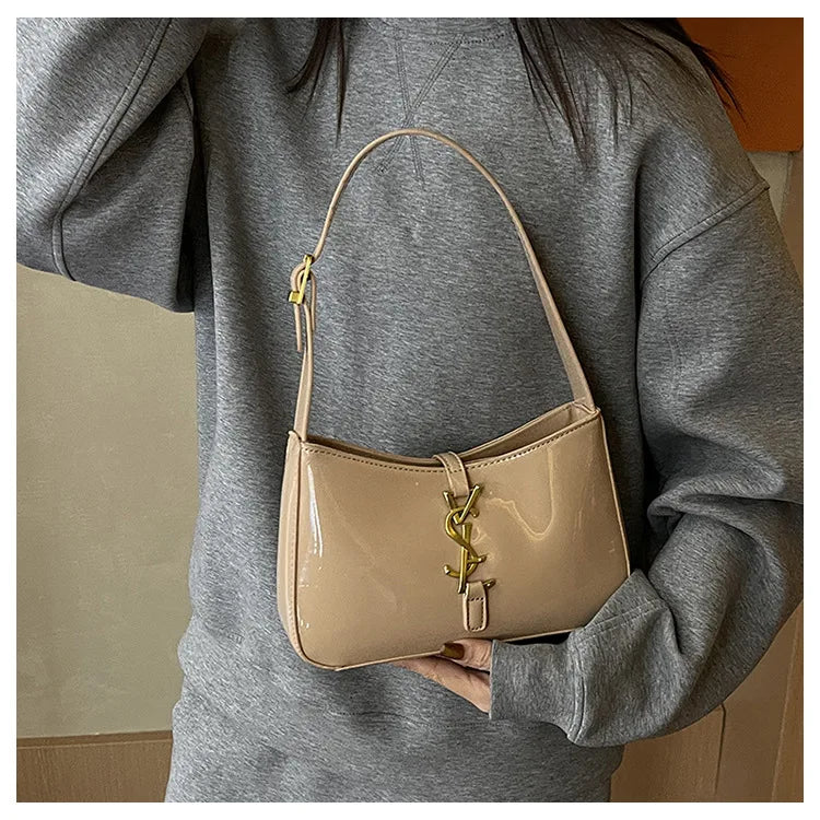 2025 Y2K Underarm Bag for Women, Luxe Boho Shoulder Purse w/Detachable Strap Anti-Theft Lightweight Commuter