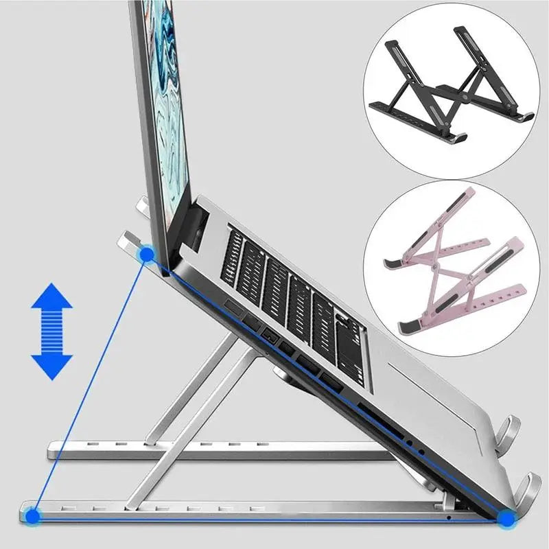 Notebook Stand Bracket Cooling Laptop Bracket Portable Adjustable Height Computer Stand For Notebook Laptop Computer Tablet