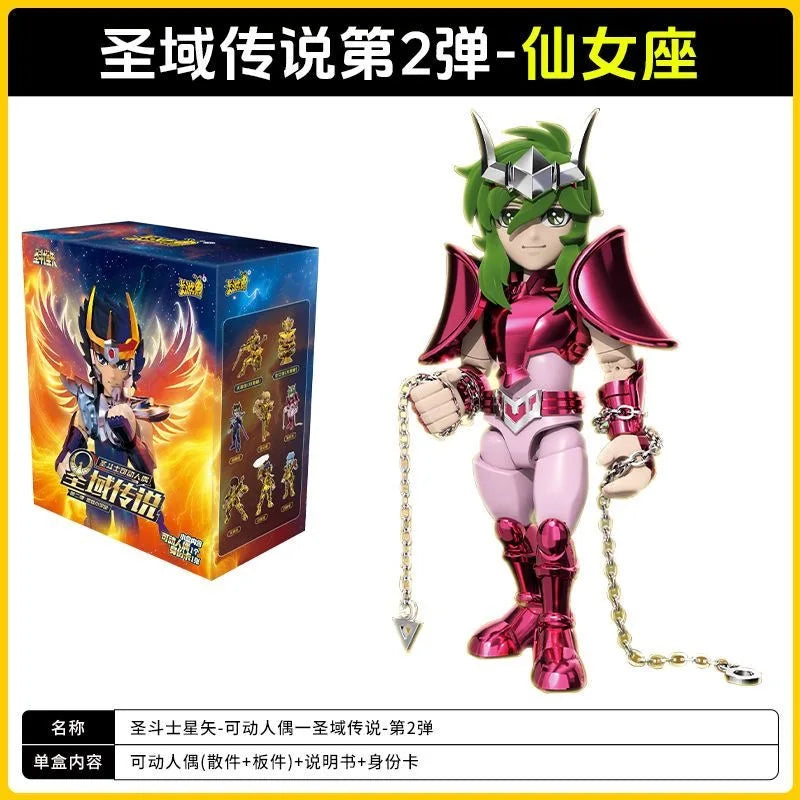 Kayou Saint Seiya Card Legend Of Doll Sanctuary Series Blind Box Of Gold Will Peripheral Christmas Gift Original Box Toy