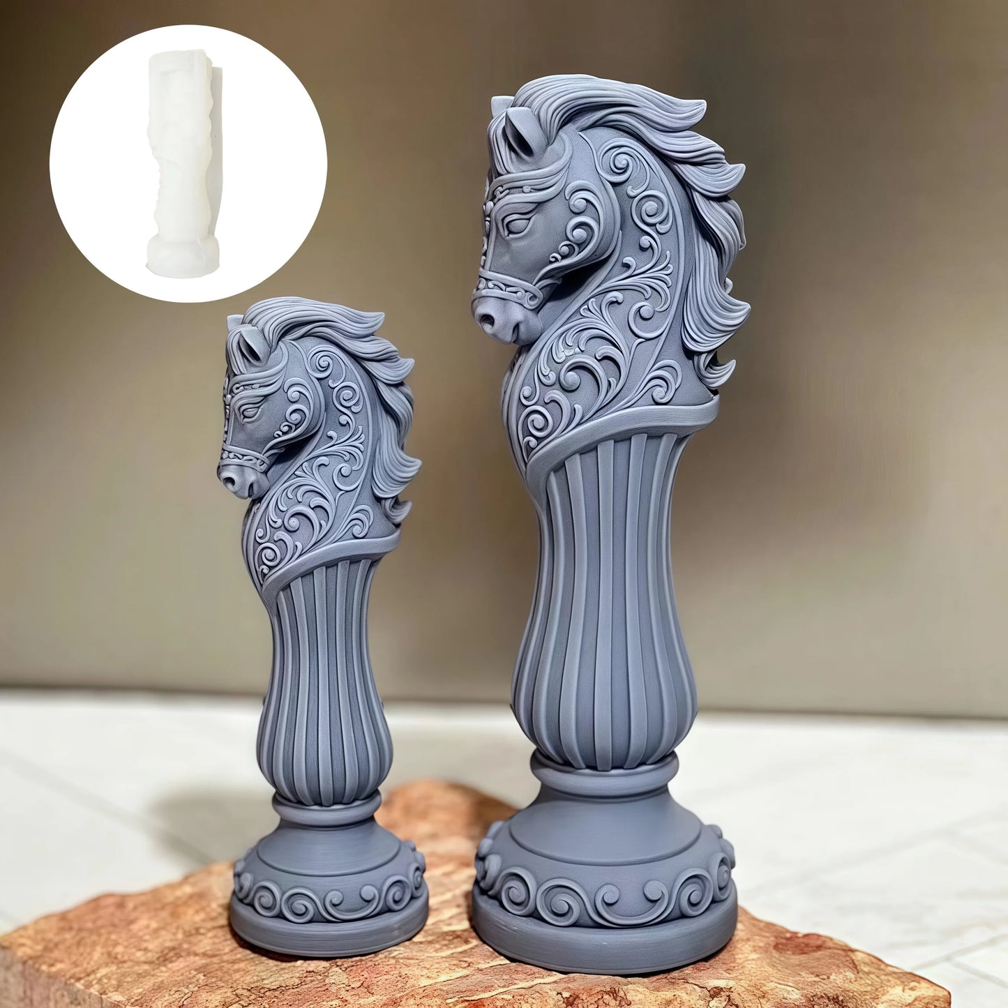 DIY Running horse candle silicone mold Running horse resin silicone mold Run horse concrete cement gypsum molds Christmas gift