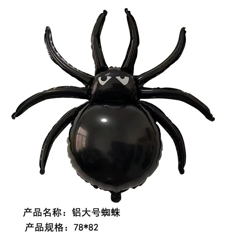 New Halloween Terror Spider Balloon Ghost Festival Party Shopping Mall Event Decoration Home Yard Halloween Photo Props Balloon