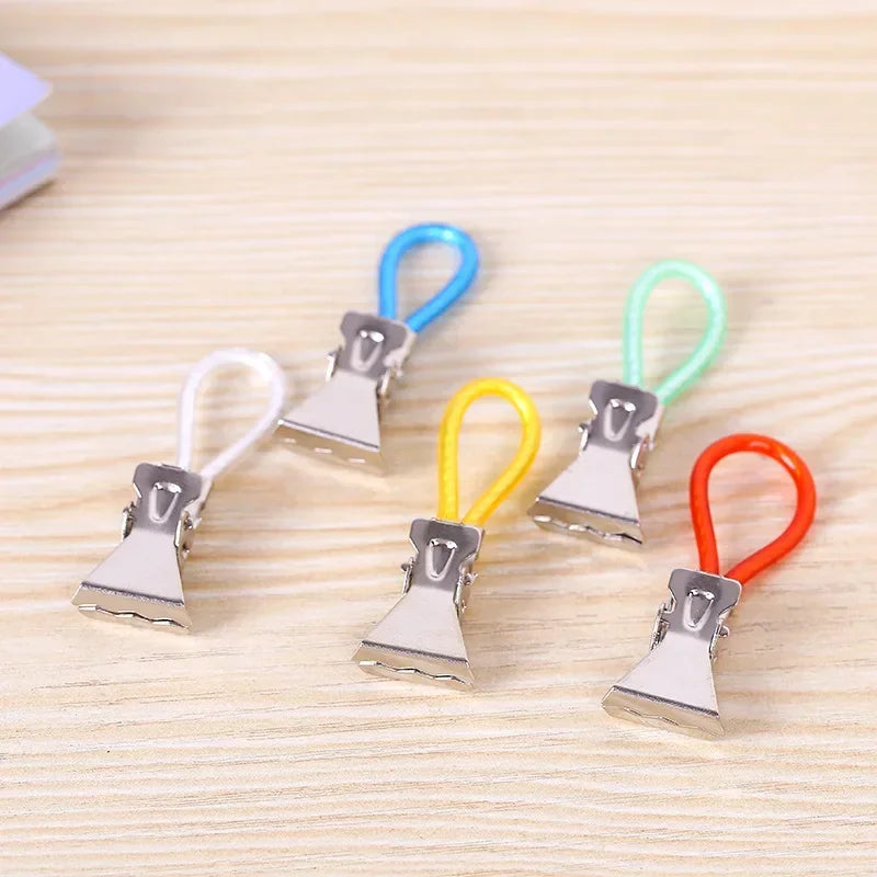 5/10Pcs Towel Hanging Clips Metal Clip On Hooks Loops Hand Towel Hangers Hanging Clothes Pegs Kitchen Bathroom Organizer