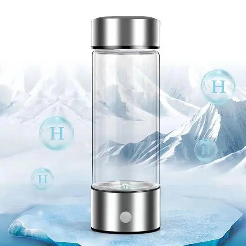 Portable 420ml Hydrogen-Rich Water Cup Electric Hydrogen Rich Water Generator Bottle Titanium Quality Filter Antioxidant Lonizer