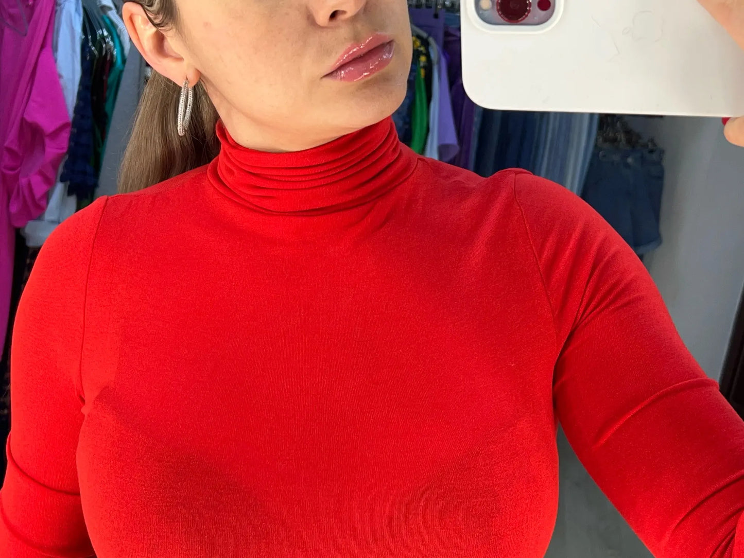 T Shirt Women Turtleneck Spring Top Sexy Elasticity T-Shirt Korean Tee Woman Clothes Slim Tshirt Female Skinny Long Sleeve Tops