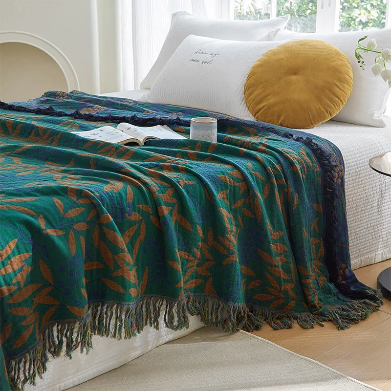 New Cotton Blanket And Bedspreads Multilayer Gauze Sofa Towel Summer Cooling Quilt Nap Air Conditioning Blanket Household Sheet