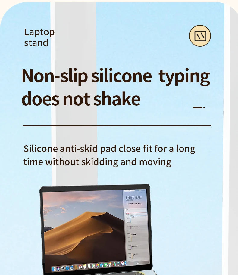 LS652 Laptop Stand Aluminium Alloy Foldable Tablet Rotale Stand Macbook Laptop Portable Fold Holder Cooling Bracket Support