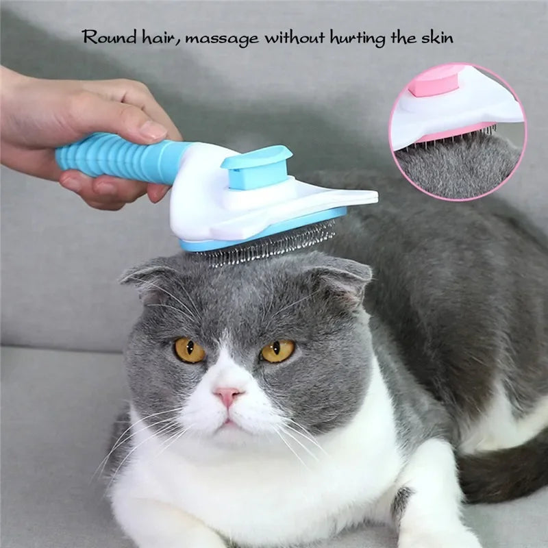 Pet Comb Cat Cleaning Supplies High Quality Self cleaning Brush Professional Grooming brush for Dogs, Cats pets Glove dog Bath