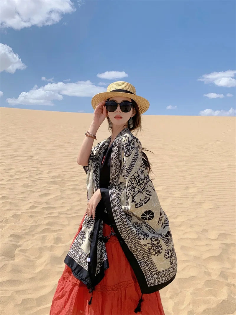 Travel Beach Sunscreen Scarves for Women Bikini Large Sarong Wrap Scarf Brazilian Swimsuit Bathing Cover-ups 17 Styles 90x180cm