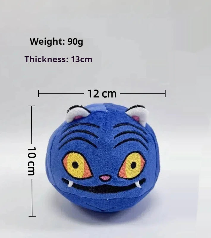 25cm Cute Kpop Demon Hunters Plush Doll Celebrity Fans Blue Tiger Doll Tv Themed Plush Toys Sofa Car Decoration Christmas Gift