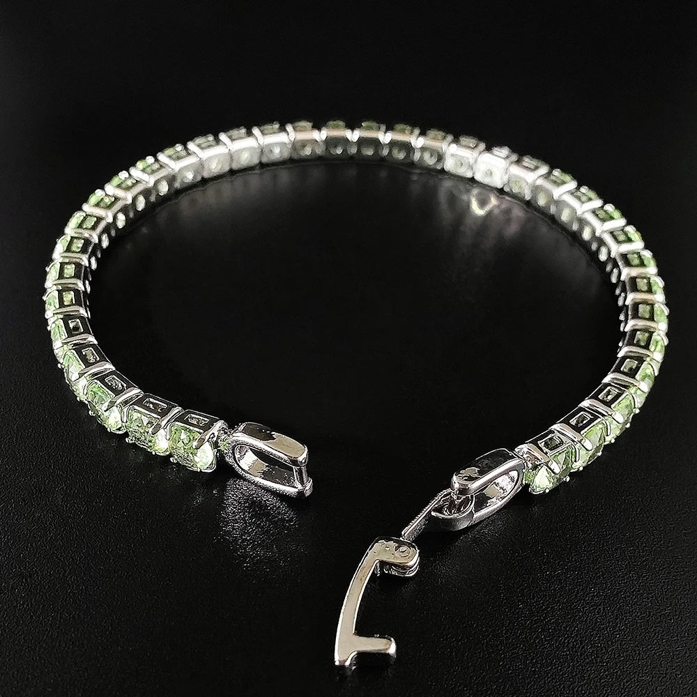 Moonso Arrival  Fashion Unique Design Light Green  Bracelet Bangle for Women Valentine's Day Gift S5787-skygreen