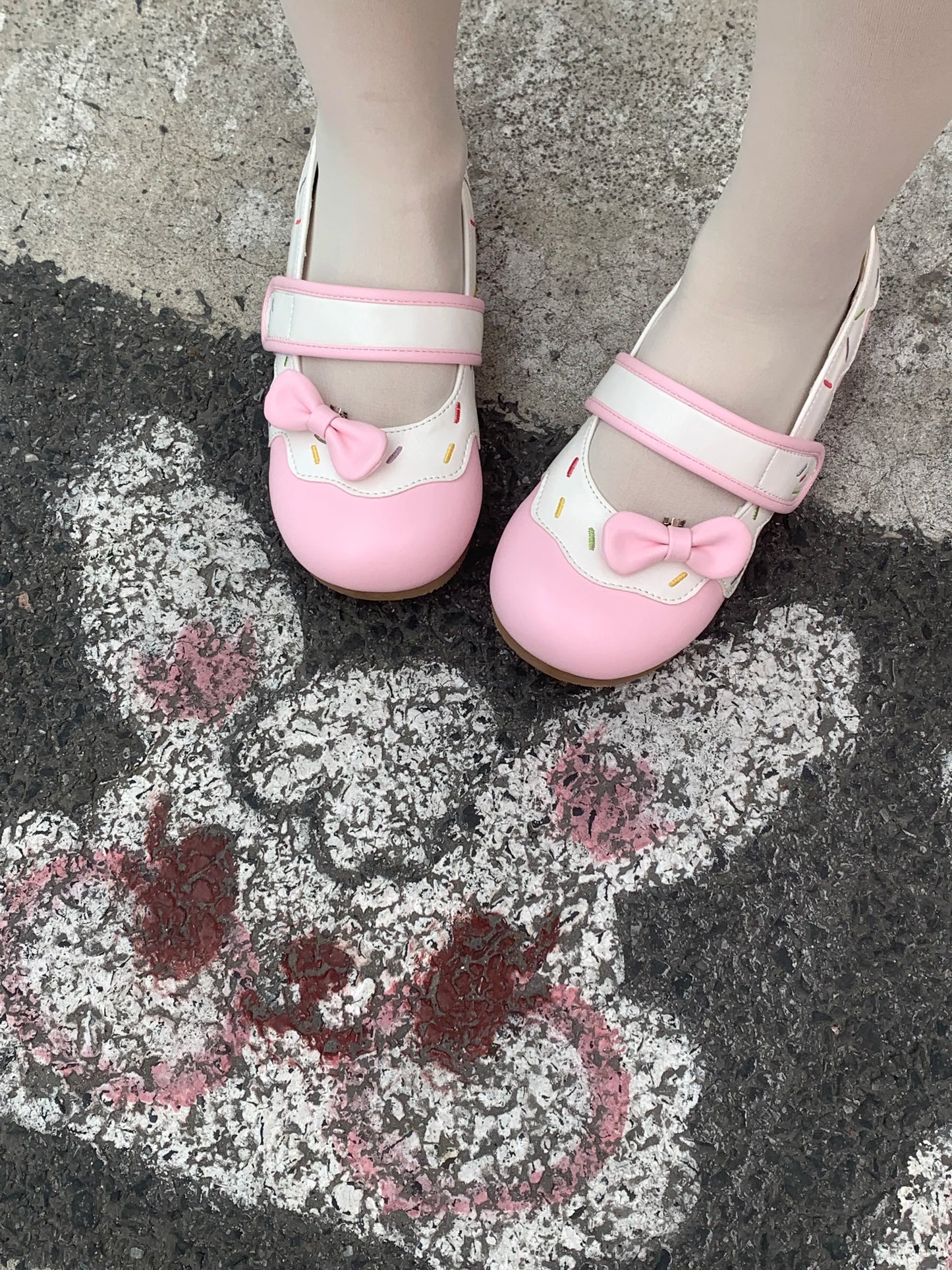 Flat-bottomed Kawaii Leather Shoes Original Design Girls Cute Mary Jane Round Head Shoes Spring and Autumn Lolita Flat Shoes