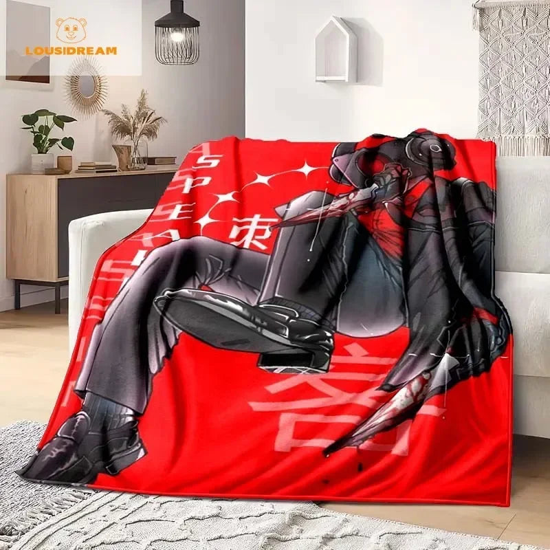 Skibidi Toilet Funny Flannel Blanket Flannel Warm Blanket Adults 3D Printed Coverlet Man Cave Sofa Camping Decor Christmas Gift