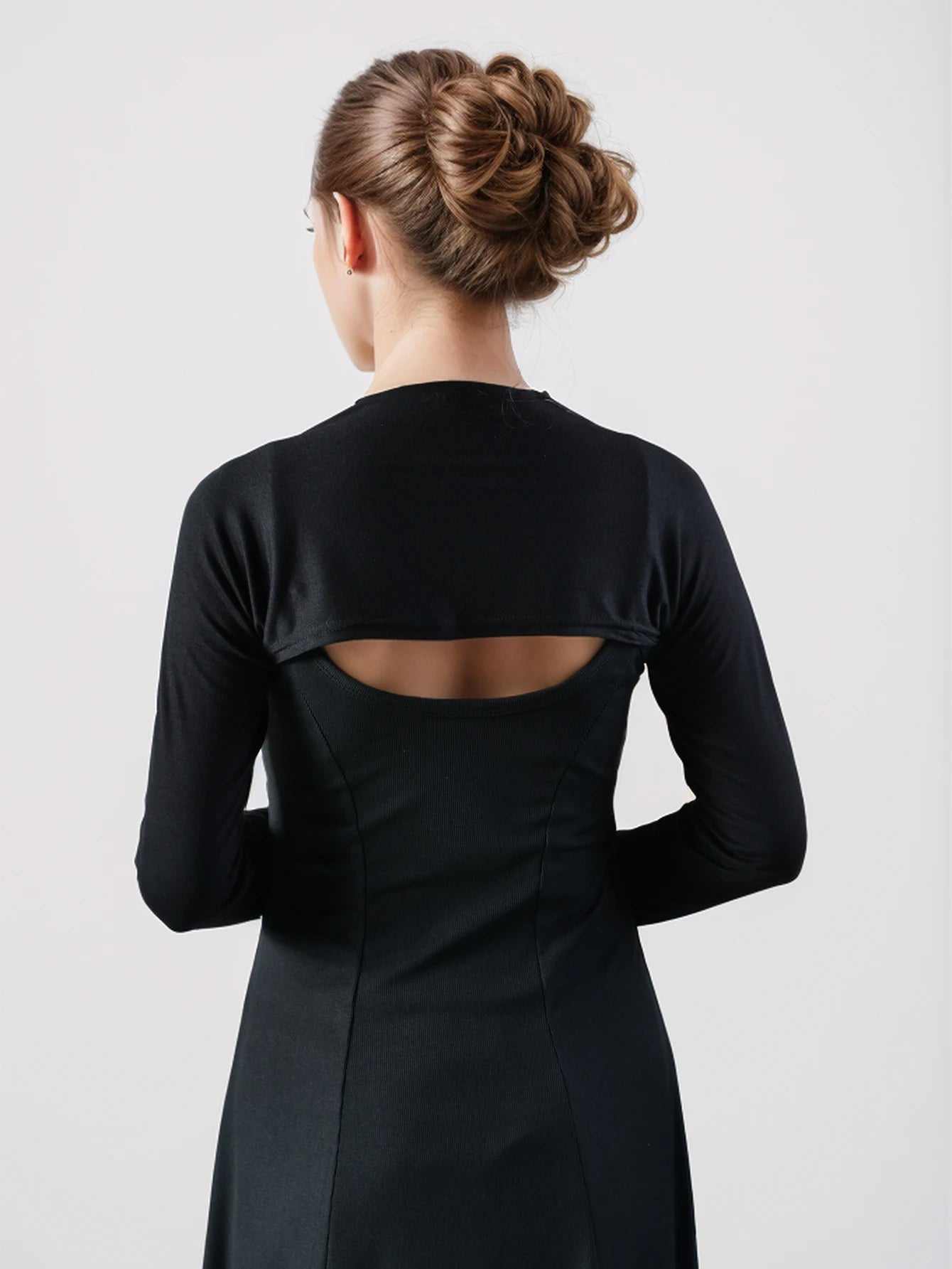 Jersey Arm Warmers Muslim Women Sliod Color Oversleeve Cotton Modal Cover Shoulder Arm Fake Collar Sun Protection Shoulder