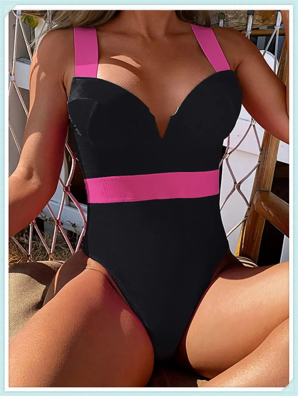Solid Bandage Bikini Women Push Up Swimsuit Sexy Swimwear Female Brazilian Bathing Swimming Suit Bather Splicing Color Beachwear