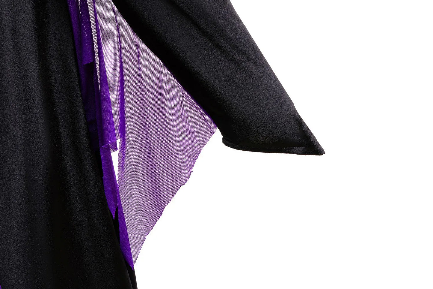 Halloween Costume Girls Cartoon Maleficent Cosplay Dress Children Fancy Witch Disguise Robe Carnival Devil Queen Dot Tulle Frock