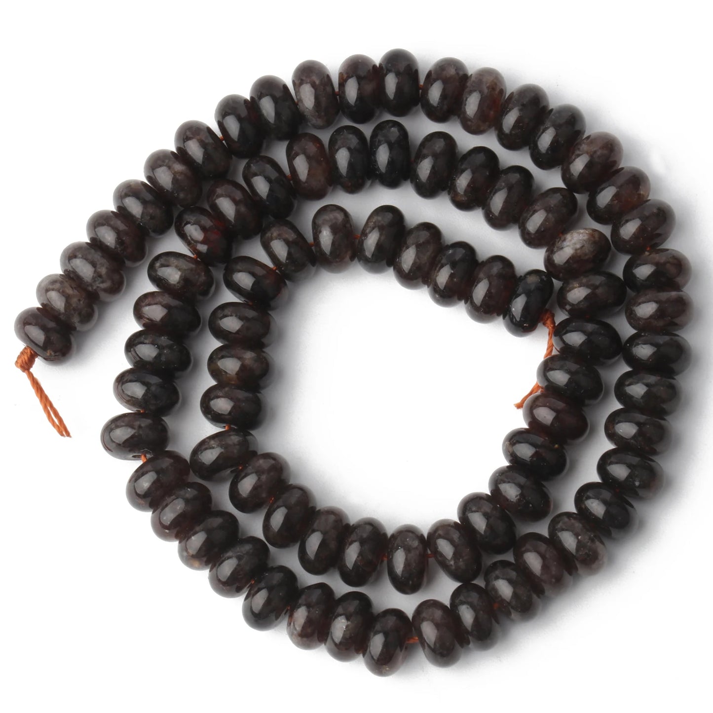 5x8mm Natural Stone Abacus Beads Angelite Tourmaline Tiger Eye Quartz Rondelle Loose Beads for Jewelry Making DIY Bracelets 15''
