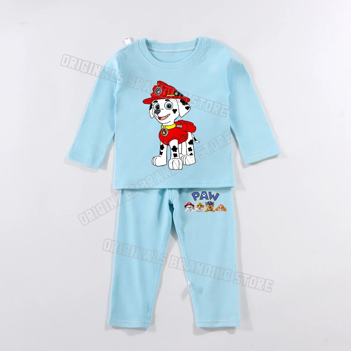 Paw Patrols Children Pyjamas Set Boy Girl Sleepwear Long Sleeved Clothes Set Baby Shirt Tops Girls Clothing Christmas Gift