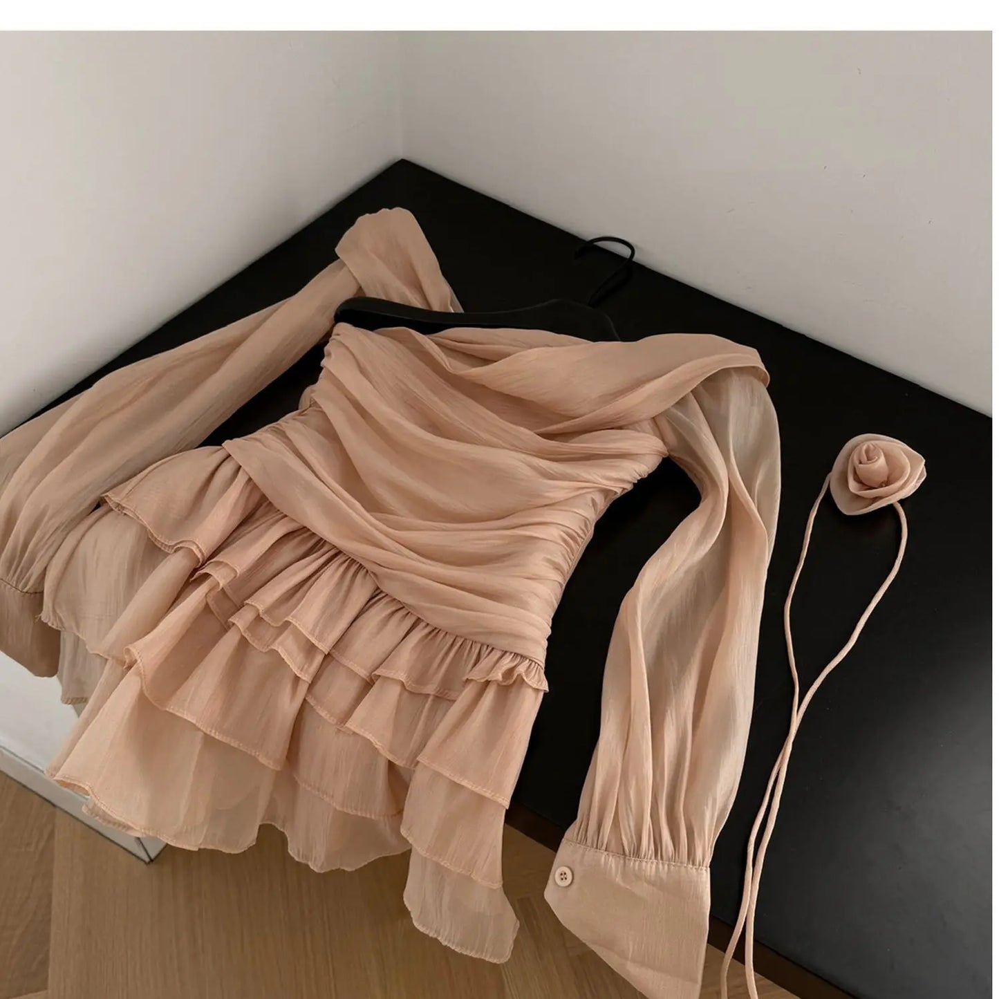 Women's Sexy Summer Autumn Slash Neck Off Shoulder Long Sleeve Short Dress Lady Streetwear Party Holiday Mini Dress
