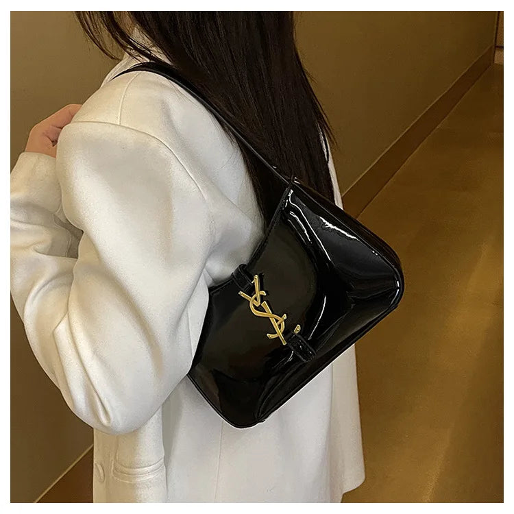 2025 Y2K Underarm Bag for Women, Luxe Boho Shoulder Purse w/Detachable Strap Anti-Theft Lightweight Commuter