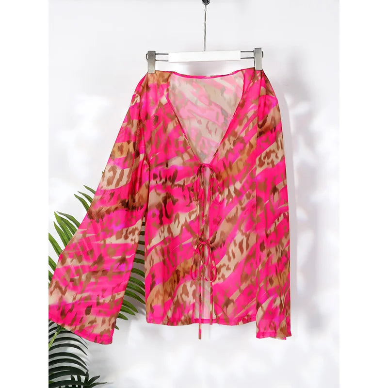 Bikinis 2025 Sexy Bikini Set cover up Swimsuit Women Beach Wear Summer Swimwear High Cut Bathing Suits Two Piece Suit Biquini