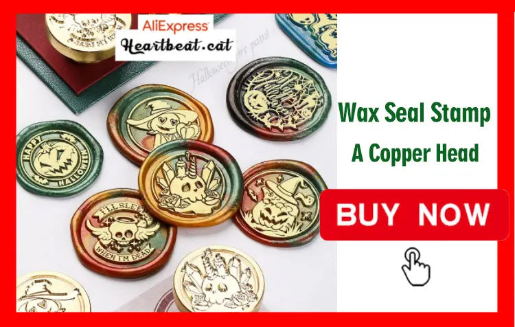 Wax Seal Stamp Halloween A Copper Head For Christmas Gift DIY Scrapbooking & Stamping Cards Envelopes Card Making Supplies
