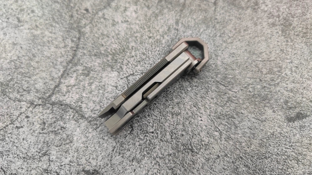 EDC TItanium Alloy with Titanium Key Ring Pry Bar Screwdriver Bottle Opener Handle Multi-tool profession Portable Outdoor Tools