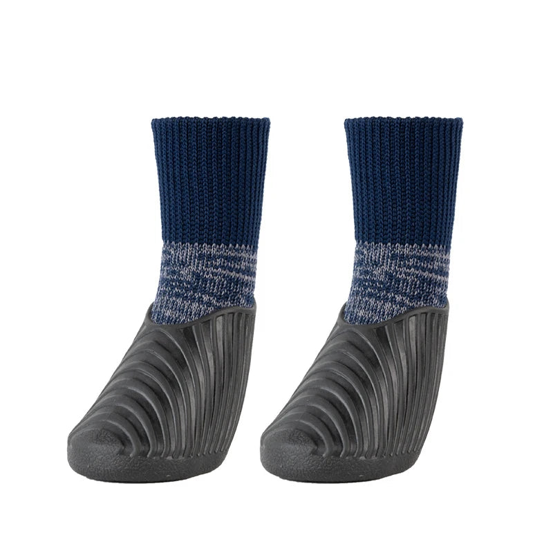 Small Dog Pet Sport Shoes 4pcs/Set Waterproof Socks Dog Rain Boots Casual Outdoor Pet Puppy Shoes Fit Extra Small to Extra Large