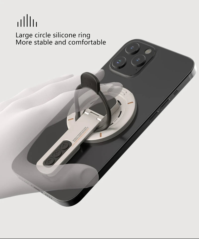 Xiaomi MagSafe Phone Grip Stand 3in1 Magnetic Finger Ring Holder Double Sided Magnetic Phone Stand For iPhone 17 16 15 14 13 12