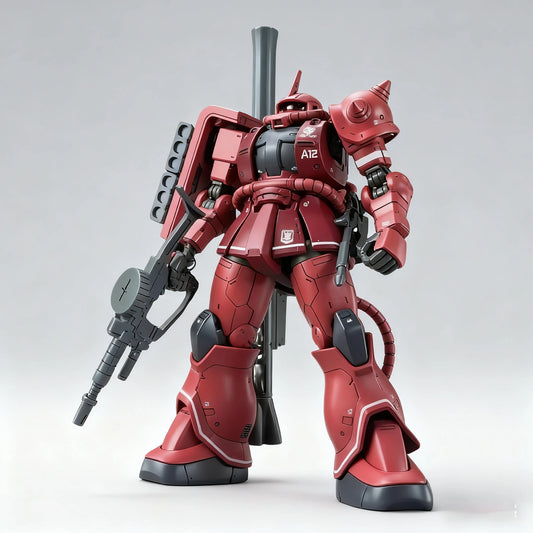 Hg 1/144 GTO Zaku Of The Red Comet Assembly Model Kit  Action Figure Exquisite Desktop Decoration Surprise Gift Collection Boy