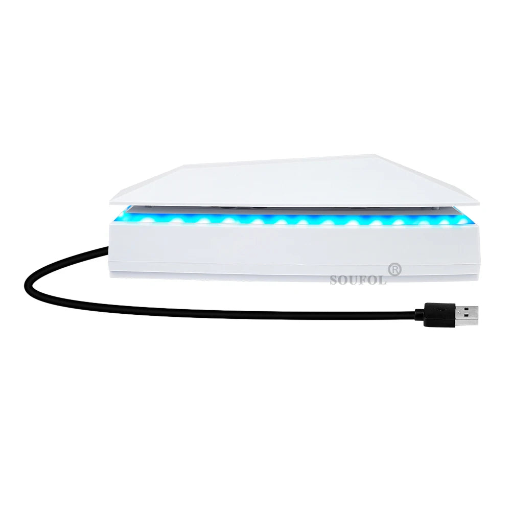 NEW Top Cooling Fan For PS5 pro Dust-proof Upper RGB Game Cooler Stand Heat Dissipation Cooling System for PS5/PS5 Slim/PS5 PRO