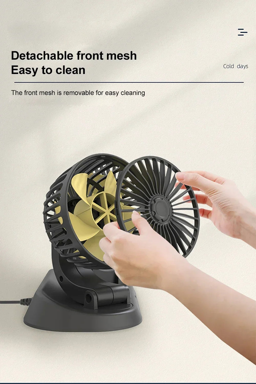 Car 5V 12V 24V Fan Cooling Car Fan Dual Head Usb Car Fan 2 Speeds Adjustable Auto Cooler Air Fan Car Accessories Wind Regulation