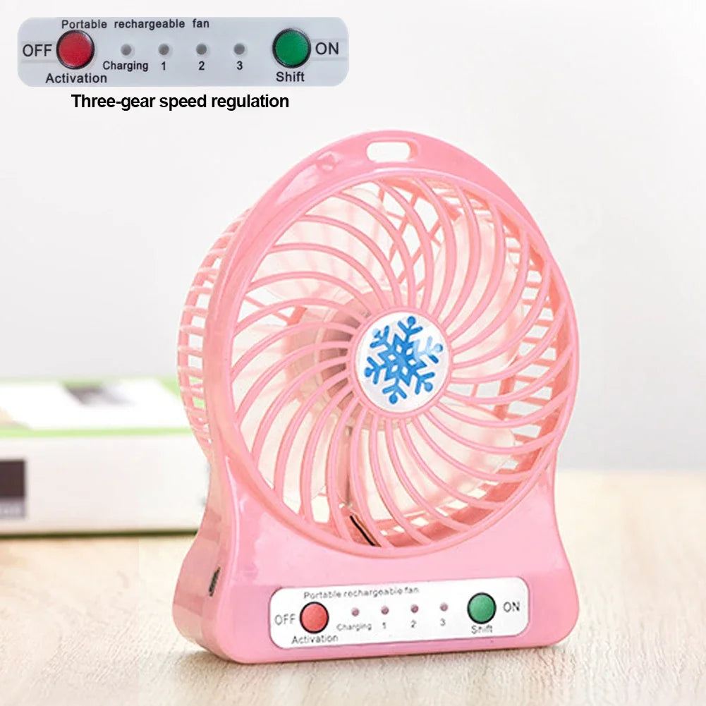 Mini Small Fan Usb Charging Portable Dormitory Office Charging Small Fan Outdoor Camping Cooling Usb Fan Outdoor Supplies