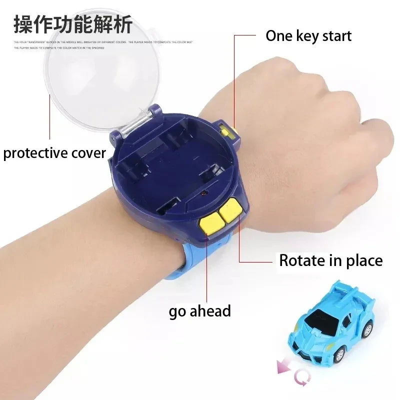 2.4G Mini Watch Control RC Car - Cute Kids’ Companion Toy | Birthday & Christmas Gift for Boys & Girls
