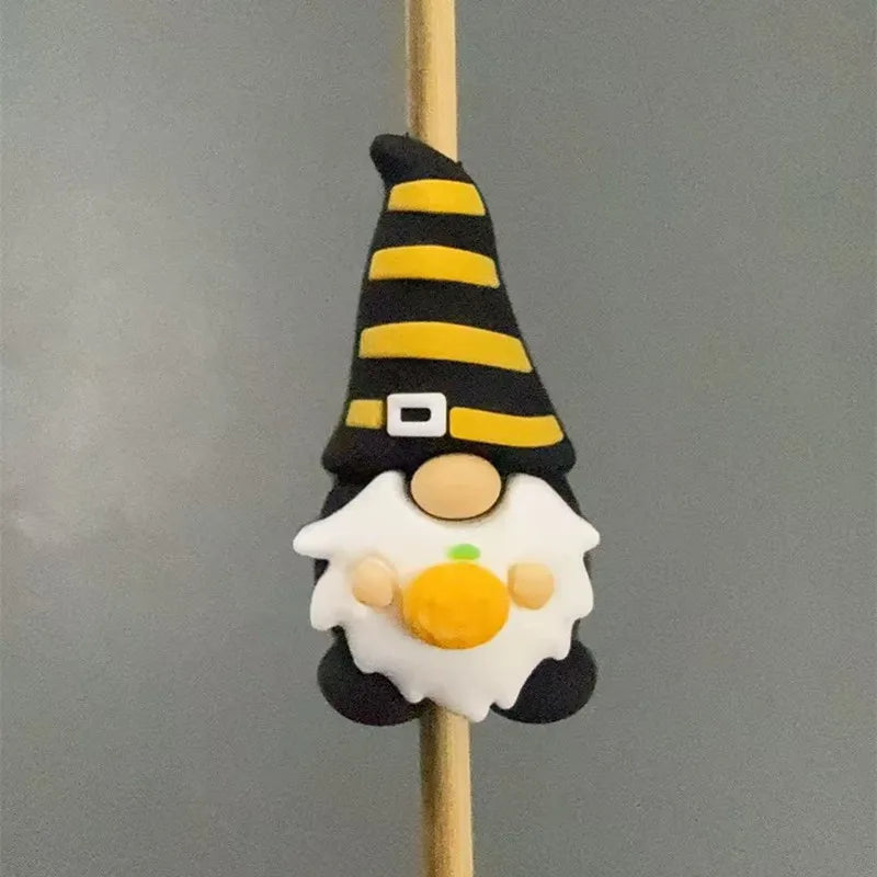 20pcs Halloween 3D Silicone Beads Stereo Ghost Shape For Jewelry Making DIY Pen KeyChain Necklace Accessories Silicone Beads