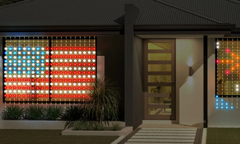 400LED Smart Curtain Lights WiFi APP Control DIY Pattern Music Sync IP65 Waterproof for Halloween Christmas Gift