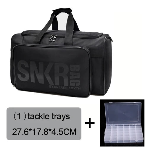 Large Multiple Compartment Sport Training Gym Bags Men Sneaker Gym Bag Shoes Packing Cube Organizer Waterproof Shoulder Bag SNKR