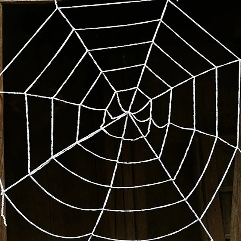 Giant Spider Huge Spider Web Halloween Decoration Props Haunted Indoor Outdoor Spooky Plush Large Araneid Prank Trick Supplies