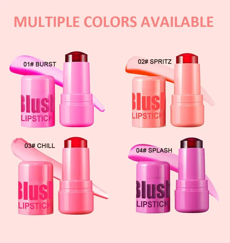 Milk Makeup Blush Stick Lip Tinted Cooling Water Jelly Tint Jelly Blush Stick Watercolor Multi-Use Matte Blush Makeup
