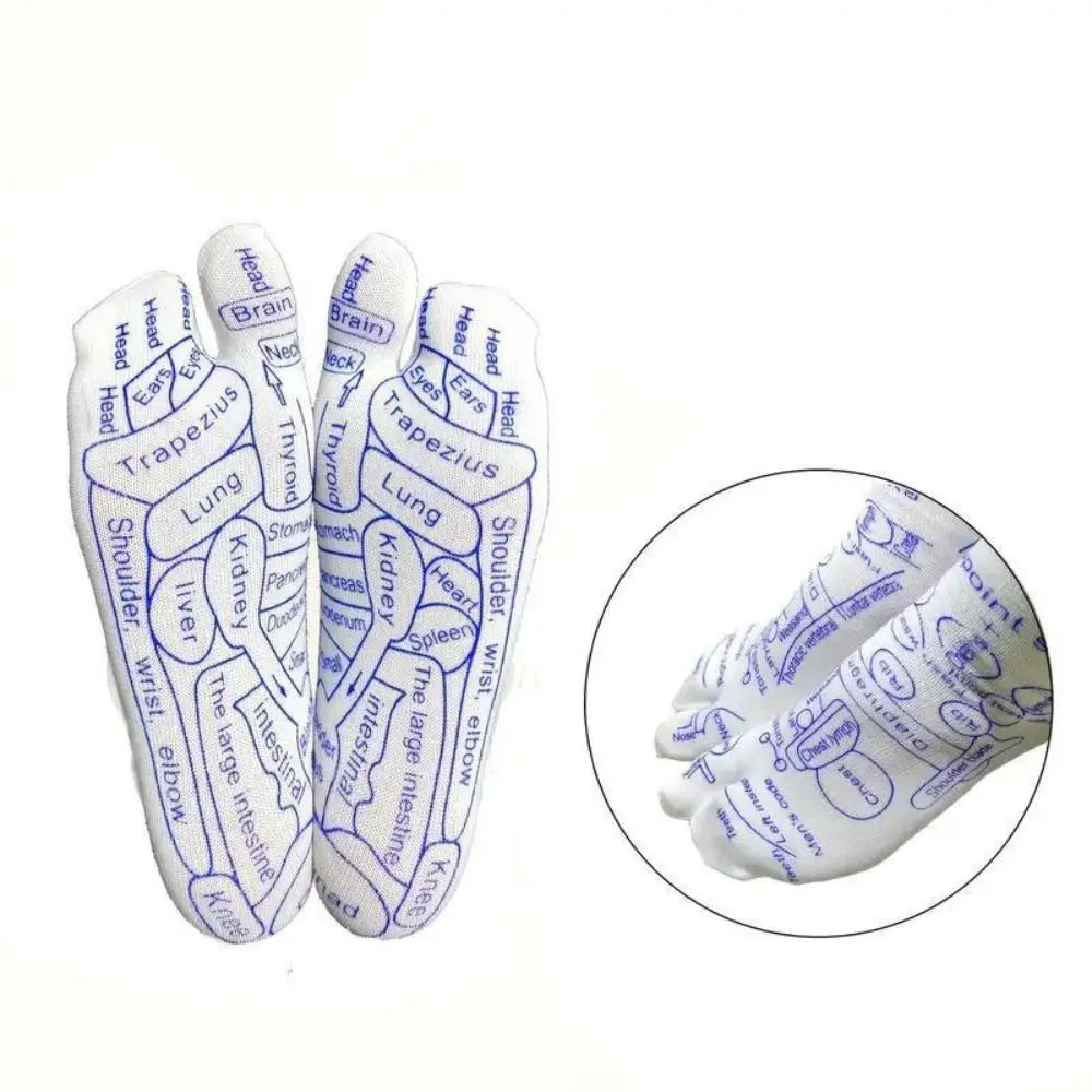 Reflexology Socks with Massage Tool Reusable Foot Pain Relief Foot Massage Socks for Foot Pain Relief at Home Pedicure Tools