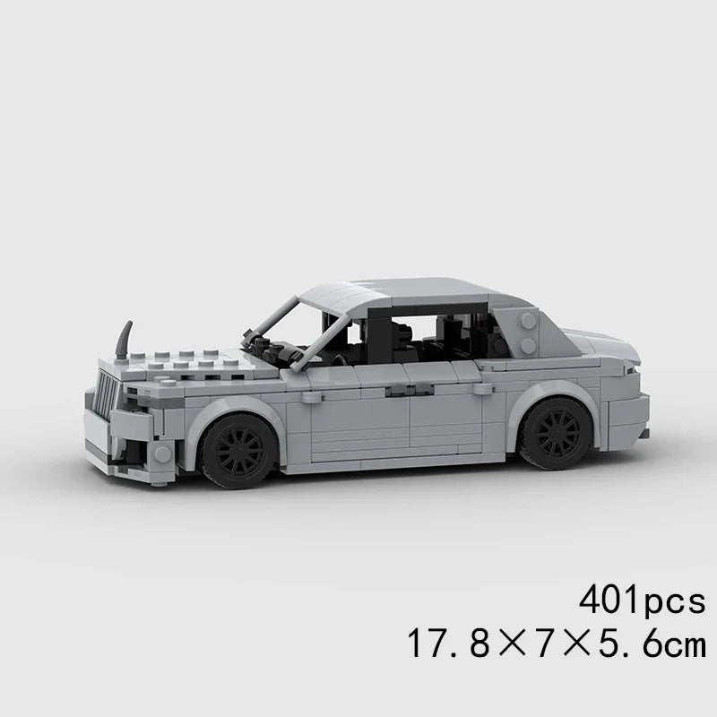 MOC Car Speed R34 488 Pickup R32 Racing Vehicle Model Building Block Super Race brick Christmas Gift City Technical rally sport