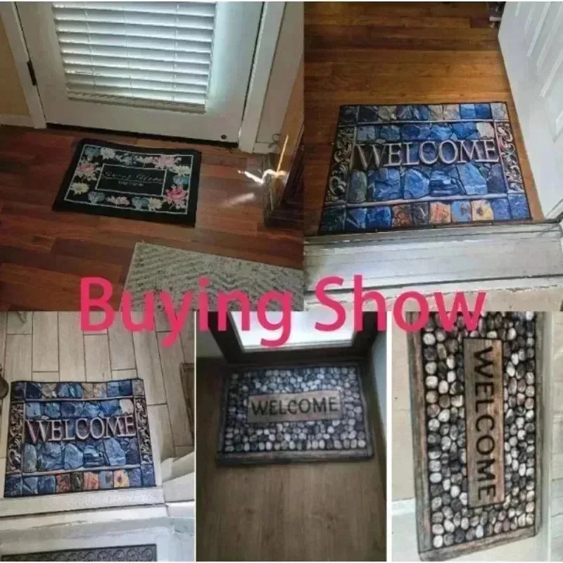 Mickey and Minnie Halloween Doormat Living Room Bathroom Birthday Christmas Home Gifts Party Holiday Essentials Decoration Gift