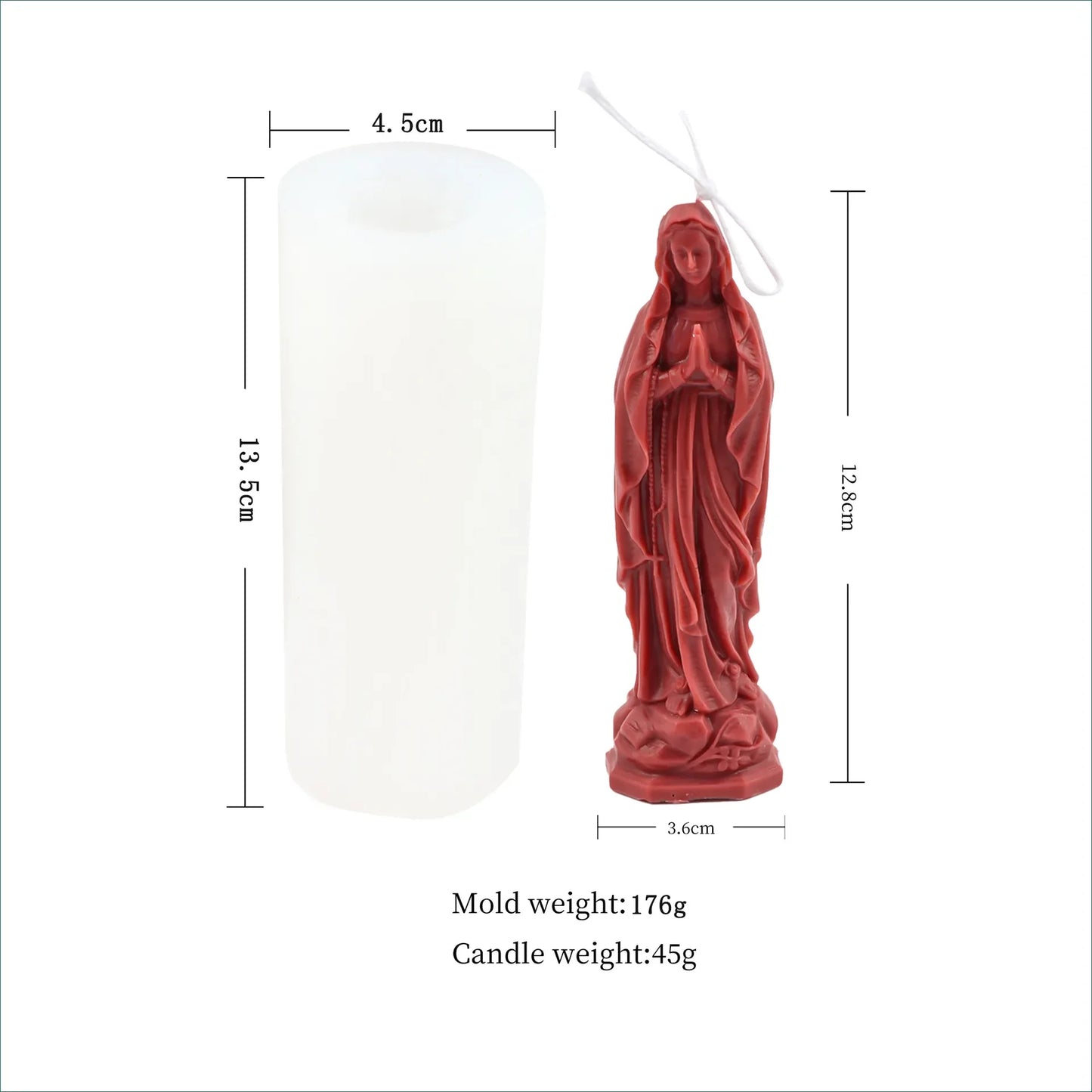 2D/3D Jesus Cross Statue Silicone Mold Jesus Kobe Candle Silicone Mold Candle Mould Greek Mythology resin mold  gypsum mould